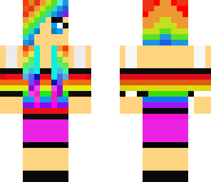 rainbow girl