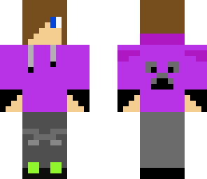 purple teenager