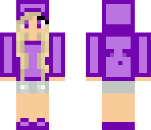 purple slime girl
