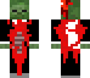 heavily damaged zombie