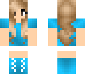 blue girl