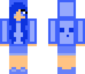 blue slime girl