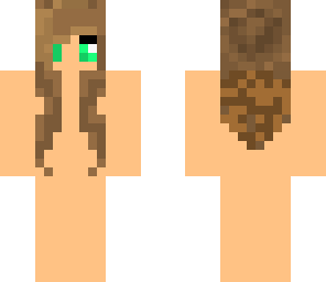 brunette girl skin base