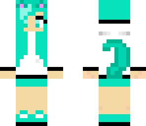 blue kitty girl