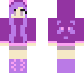 purple panda girl
