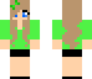 simple green girl