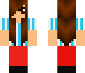 red white and blue girl