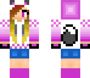 purple wolf teen girl