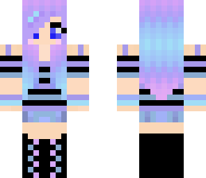 blue and purple