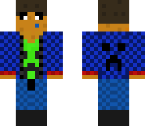 blue checker boy