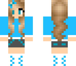 blue girl