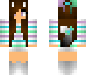 brunette pastel cat