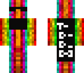 rainbow cape | Minecraft Skins