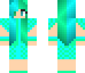 light blue and cyan