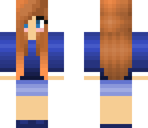 cute blue girl