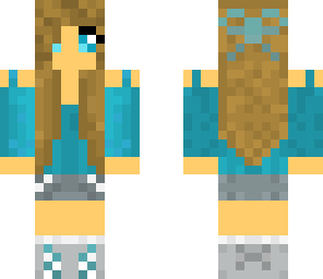 blue girl