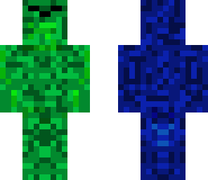 blue and green