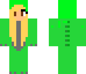 green dino girl