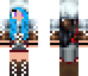 assassins creed girl blue hair