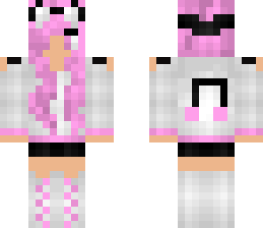 cute pink kitty girl