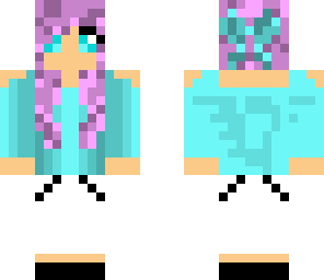 purple hair girl