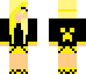 cool yelllow creeper girl really fixed