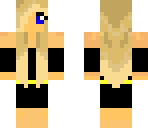blonde black and gold dress