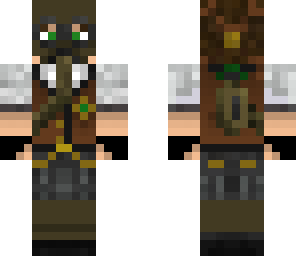 steampunk gas masked