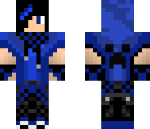 blue and black