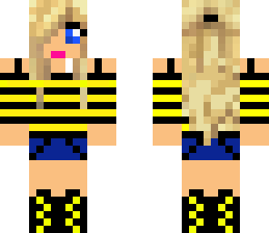 cute black and yellow girl