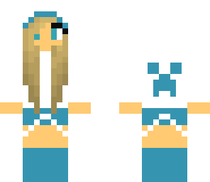 blue creeper girl