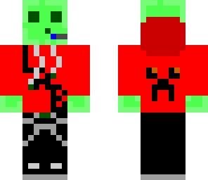 slime in a hoodie skin