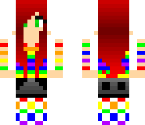rainbow girl