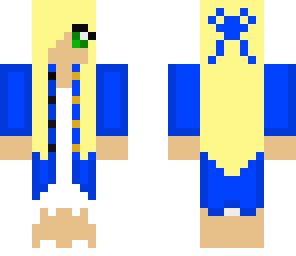 blue fancy girl