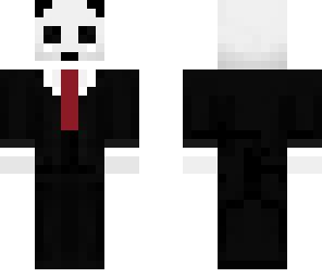 panda in suit