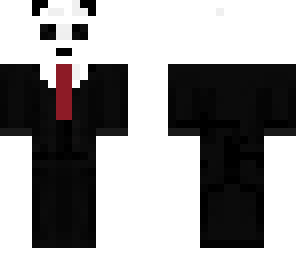 panda in suit