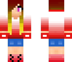 flaming girl