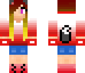 flaming wolf girl