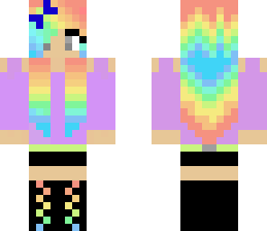 rainbow girl