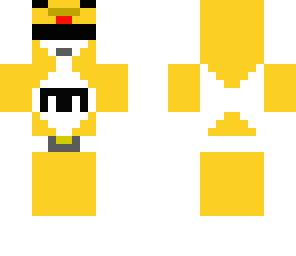 yellow minecraft ranger chicken