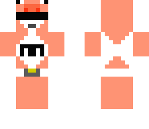 pink minecraft ranger pig