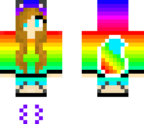 rainbow wolfy