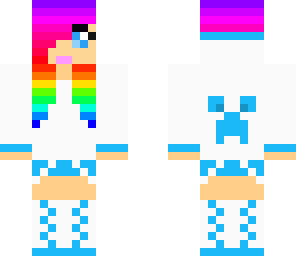 rainbow creeper girl