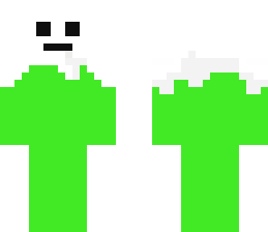dipped in green