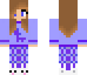 purple pajama dino girl
