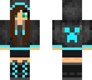 creeper hoodie girl fixed