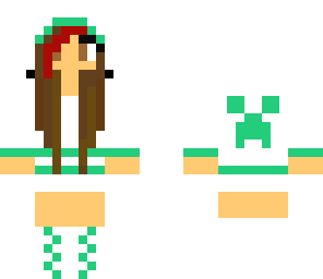 brunette creeper girl edit