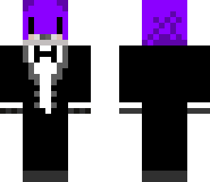 purple fox in tuxedo