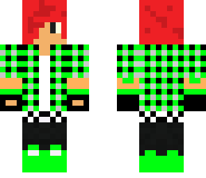 emo teen red hair