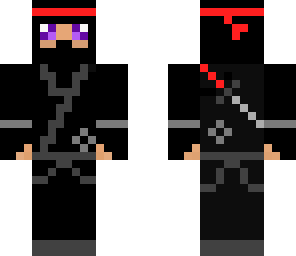 ninja girl with purple eyes